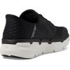 Skechers Men’s Max Cushioning Slip-ins-Athletic Workout Running Walking Shoes with Memory Foam Sneaker(Black/White)