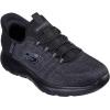Skechers Men’s Summits Key Pace Hands Free Slip-in Loafer(Black/Black)
