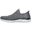 Skechers Men’s Summits Key Pace Hands Free Slip-in Loafer(Charcoal/Black)