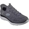 Skechers Men’s Summits Key Pace Hands Free Slip-in Loafer(Charcoal/Black)