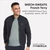 Skechers Men’s The Hoodless Hoodie Go Walk Everywhere Full Zip Mock Neck Jacket(Bold Black)