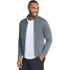 Skechers Men’s The Hoodless Hoodie Go Walk Everywhere Full Zip Mock Neck Jacket(Live Moss)