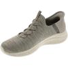 Skechers Men’s Ultra Flex 3.0 Right Away Hands Free Slip-in Sneaker(Taupe)