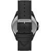 Skechers Men’s Watch and Stackable Bracelet or Interchangeable Band Gift Set(Black Faux Leather/Braid/Bead)