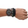 Skechers Men’s Watch and Stackable Bracelet or Interchangeable Band Gift Set(Black/Gunmetal)