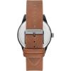 Skechers Men’s Watch and Stackable Bracelet or Interchangeable Band Gift Set(Brown Leather Watch)
