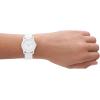 Skechers Rosencrans Mini Metal or Silicone Analog Watch for Women(White)