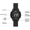 Skechers Rosencrans Silicone Digital Watch for Women(Black Slip-ins)