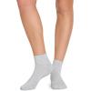 Skechers Women’s 10-Pack Half Terry Classic Quarter Crew Socks, Comfort-Fit & Cushioned Footbed(Purple/Blue Heather Multi)