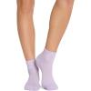 Skechers Women’s 10-Pack Half Terry Classic Quarter Crew Socks, Comfort-Fit & Cushioned Footbed(Purple/Blue Heather Multi)