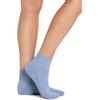 Skechers Women’s 10-Pack Half Terry Classic Quarter Crew Socks, Comfort-Fit & Cushioned Footbed(Purple/Blue Heather Multi)