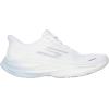 Skechers Women’s Aero Spark Hands Free Slip-ins Sneaker(White/Silver/Light Blue)