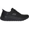 Skechers Women’s Arch Fit 2.0 Easy Chic Hands Free Slip-ins Sneaker(Black Bbk)