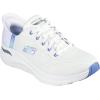 Skechers Women’s Arch Fit 2.0 Easy Chic Hands Free Slip-ins Sneaker(Wbl=white/Blue)