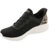 Skechers Women’s Bobs Squad Chaos-Seize The Hour Sneaker(Black)