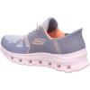 Skechers Women’s Glide Step Pro Hands Free Slip Ins Sneaker(Gyor=gray/Orange)