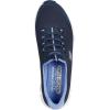 Skechers Women’s Glide-Step-Resilience Sneaker(Navy/Light Blue)