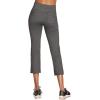 Skechers Women’s Go Walk High Waisted Crop Pant(Heathered Gray)