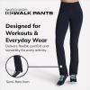 Skechers Women’s Go Walk High Waisted Pant Joy – 4-Way Stretch, Moisture-Wicking, Layered Waistband(Black)