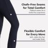 Skechers Women’s Go Walk High Waisted Pant Joy – 4-Way Stretch, Moisture-Wicking, Layered Waistband(Black)