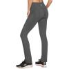 Skechers Women’s Go Walk High Waisted Pant Joy – 4-Way Stretch, Moisture-Wicking, Layered Waistband(Charcoal Grey)