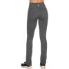 Skechers Women’s Go Walk High Waisted Pant Joy – 4-Way Stretch, Moisture-Wicking, Layered Waistband(Charcoal Grey)