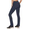 Skechers Women’s Go Walk High Waisted Pant Joy – 4-Way Stretch, Moisture-Wicking, Layered Waistband(Navy)