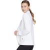 Skechers Women’s Go Walk Hoodless Hoodie Jacket(White)