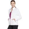 Skechers Women’s Go Walk Hoodless Hoodie Jacket(White)