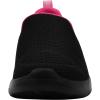 Skechers Women’s Go Walk Joy-Terrific Slip-On Sneakers(Black/Hot Pink)