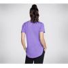 Skechers Women’s Go Walk Moisture Wicking Go Dri Tunic Tee(Afterparty/Paisley Purple)