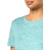 Skechers Women’s Go Walk Moisture Wicking Go Dri Tunic Tee(Ocean Tealleisure Time)