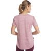 Skechers Women’s Go Walk Moisture Wicking Go Dri Tunic Tee(Rose Petal/Pink Lavender Stripe)