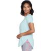 Skechers Women’s Go Walk Moisture Wicking Go Dri Tunic Tee(Water Ballet)