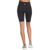 Skechers Women’s Go Walk Slip Ins High Waisted 10″ Active Bike Short(Black)
