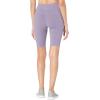 Skechers Women’s Go Walk Slip Ins High Waisted 10″ Active Bike Short(Purple Gray)