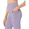 Skechers Women’s Go Walk Slip Ins High Waisted 10″ Active Bike Short(Purple Gray)