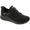 Skechers Women’s Hands Free Slip-ins Bobs Squad Chaos-in Color Sneaker(Black/Black)