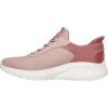 Skechers Women’s Hands Free Slip-ins Bobs Squad Chaos-in Color Sneaker(Blush)