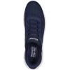 Skechers Women’s Hands Free Slip-ins Bobs Squad Chaos-in Color Sneaker(Nvy)