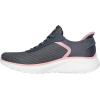 Skechers Women’s Hands Free Slip-ins Squad Chaos-Stroke of Luck Sneaker(Grey)