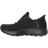 Skechers Women’s Hands Free Slip-ins Summits-Classy Night Sneaker(Black)