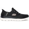 Skechers Women’s Hands Free Slip-ins Summits-Classy Night Sneaker(Black Rose Gold)