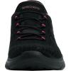 Skechers Women’s Hands Free Slip-ins Summits-Classy Night Sneaker(Black/Hot Pink)