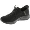 Skechers Women’s Hands Free Slip-ins Ultra Flex 3.0-Brilliant Path Sneaker(Black/Black)