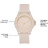 Skechers Women’s Rosencrans Mid Quartz Plastic and Silicone Casual Sports Watch(Blush)