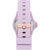 Skechers Women’s Rosencrans Mid Quartz Plastic and Silicone Casual Sports Watch(Light Purple)