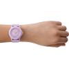 Skechers Women’s Rosencrans Mid Quartz Plastic and Silicone Casual Sports Watch(Light Purple)