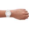 Skechers Women’s Rosencrans Mid Quartz Plastic and Silicone Casual Sports Watch(White)