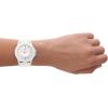 Skechers Women’s Rosencrans Mid Quartz Plastic and Silicone Casual Sports Watch(White Multi)